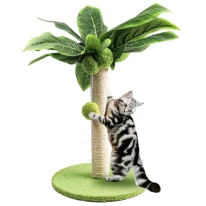 Cat Scratching Post Sisal Cat Scratching Board Cat Climbing Tree for Large Adult and Kittens