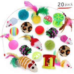 Cat Set Exclusive Pet Toys New Pet Toys Yiwu Cat Toys 20 Piece Set