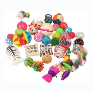 Cat Toys Pet Supplies Cat Accessories Mixed Cat Playing Toy Set for Kittens