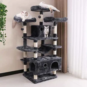 Cat Tree Design Cat Tower Indoor Cats Multi-Level Condo and Scratching Posts for Kittens