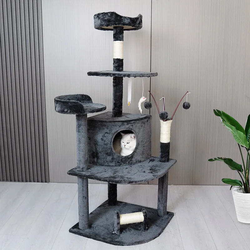 Cat Trees and Scratcher Integrated Design Cat Tree Tower Sisal High Quality Cat Trees