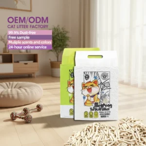 Cat Waste Disposal Fully Water-Soluble & Flushable Eco-Friendly Fast Clumping Odor-Control Easy Waste Disposal