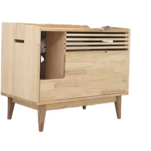 Cat and Dog Houses Pet Indoor Removable Pet House Cat Furniture Factory Pet Cages Solid Wooden Rabbit House Breathable