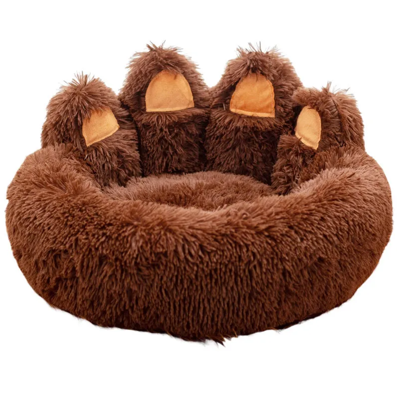 Cathouse Dog & Cat Bed Cave Eco Friendly Plush Winter Warm Dog Bed Cat Bed Cave Mattress Carton Packing Pet Supplies