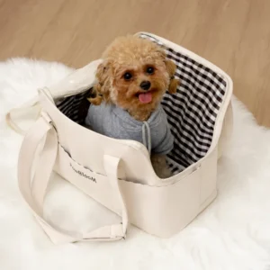 Cats Dogs Foldable Polyester Travel Carrier Bag Comfortable Portable Container for Outings Traveling Pet