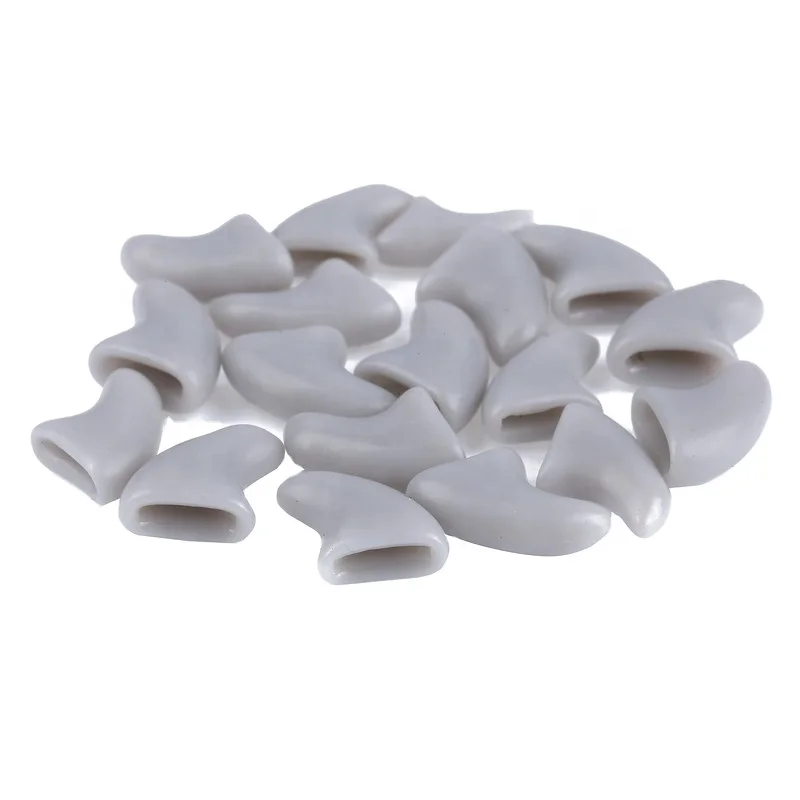 Cats Kitten Soft Rubber Pet Nail Cover Paws with Adhesive Glue Applicator Household Sundries Pet Supplies Grooming Nail Claw