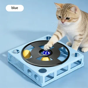 Cats Small Interactive Maze Ball Exercise Pet Toy with Squeaker Puzzle Box PP Material Cat Toy for Indoor Use