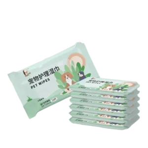 Cats and Dogs Hygiene Care Wet Wipes Soft Non Woven Mini Travel Pack Hypoallergenic Anal Gland Cleaning Touch Comfy for Pets