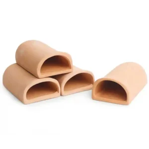 Ceramic Aquarium Accessories Rectangular Tank Tube Terracotta Shrimp Breeding and Fish Hiding Aquarium Cave