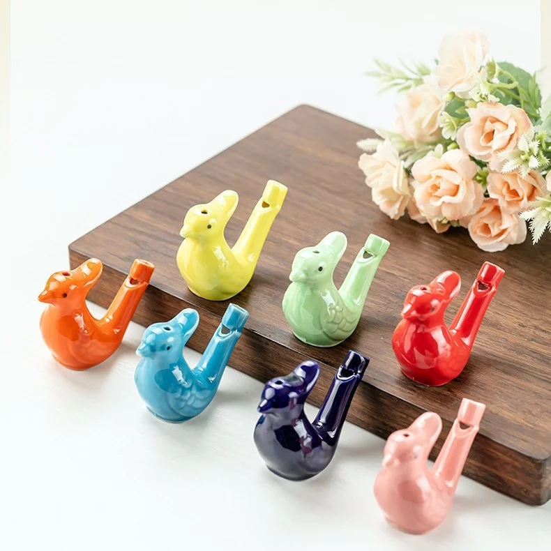Ceramic Bird Sound Whistle Artificial Animal Waterbird Referee Whistle