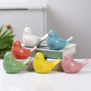 Ceramic Decorative Bird Small Ceramic Bird Craft for Home Decoration