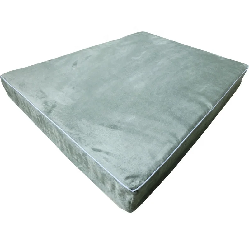 CertiPUR US Factory Hot Selling Popular Dog Bed Cushion XL Grey Removable And Waterproof Covers