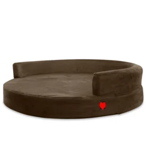 CertiPur US Memory Foam Bolster Dog Bed with Waterproof Covers
