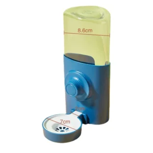 Chew Proof Vacuum Hanging Water Bottle for Hamsters Rabbits 600ml Anti Leak Small Animal Drinking Dispenser with PP Material