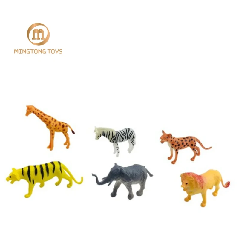 Children PVC Plastic 4 Inch Mini Wild Animal Toy