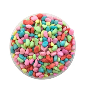 China Factory Dyed Pebble Stone Decorative Artificial Pebble Flat Pebble for Aquarium Accessories and Landscaping Decoration