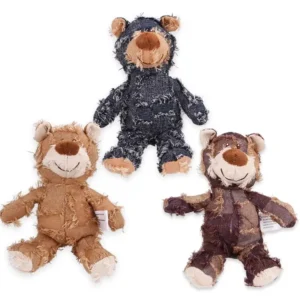 China Factory Supply Eco Friendly Cotton Plush Pet Interactive Squeaky Teddy Bear Dog Chew Toy Outdoor Use