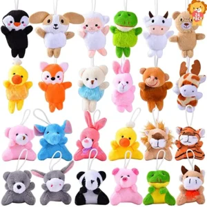 China OEM ODM Pack Mini Animal Plush Toy Assortment Assorted Style Small Stuffed Animal Bulk for Kids Toddlers