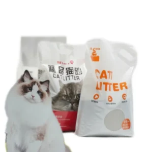 China Supplier Litter Cat Sand Bentonite 5kg Fast Shipping Spherical Bentonite Fast Clumping Cat Litter