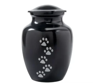 Chinese Pet Caskets Pet Cremation Urns and Metal Memorial Cat Dog Pet Urns for Ashes