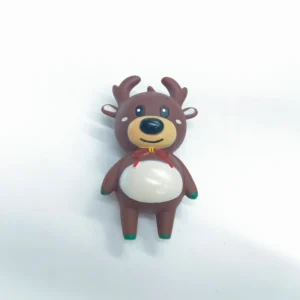 Christmas Reindeer Dog Toy with Squeaker Custom Logo Available