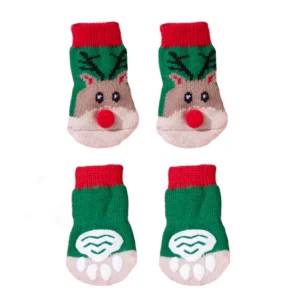 Christmas Warm Anti Slip Pet Dog Cat Socks