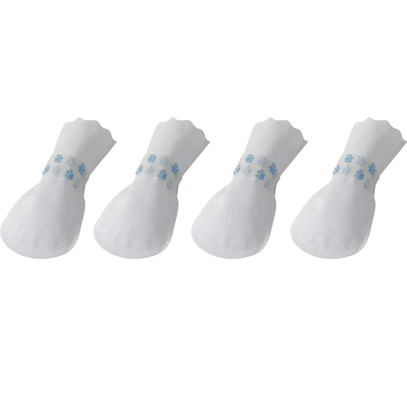 Classic & Cute Waterproof Anti Slip Disposable Pet Shoe Covers No Wash Dog Socks for Walking Anti Dirt Protective Pet Socks