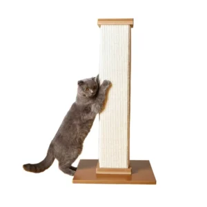 Classic Luxury Cat Tree Simple Wooden Sisal Cat Scratcher Climbing Frame Toy for Small Cats with Halloween Carton Packing