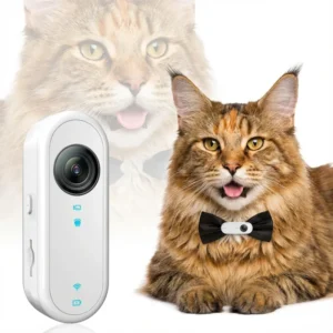 Classic Modern Outdoor Pet Recorder with Electronic Image Stabilization 1080P HD Durable ABS Lens for Cats and Dogs
