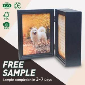 Classic Style Casket for Pet Ashes Animals Cremation Urne Animaux Bamboo Pet Urns for Pet