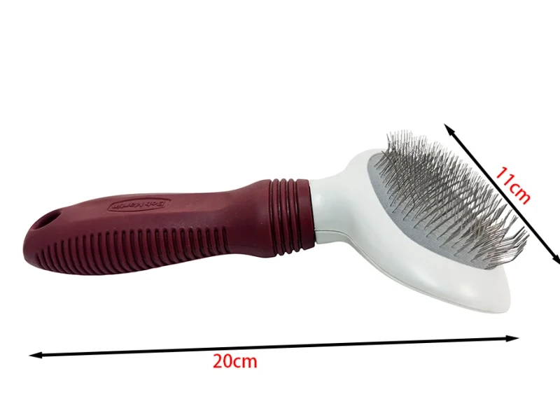 Cleaning Pet Products TPR Anti slip Grip for Cats Dogs Massage Hair Grooming Brush Pet Easy to Use