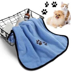 Cleaning Sets Soft Quick Drying Microfiber Pet Grooming Cat Absorbent Dog Bath Towel