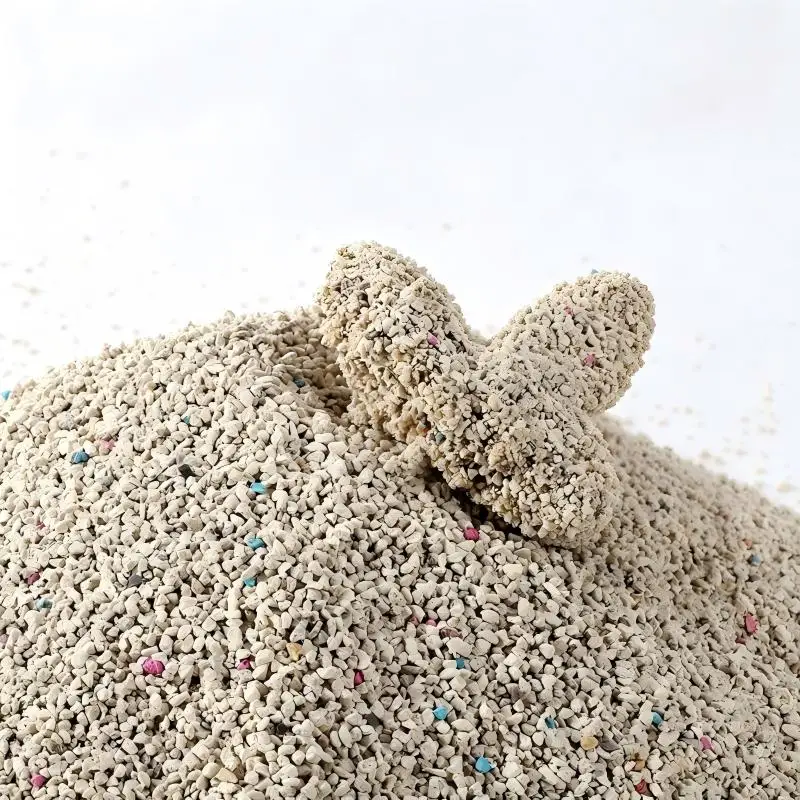 Clumping Odor Control Small Ball Shapes Bentonite Clay Natural Sodium Based Mineral Broken Pet Cat Sand Crush Bentonite Litter