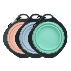 Collapsible Pet Bowl Outdoor Portable Feeding Watering Bowls Cats Dogs Pet Bowls Feeders