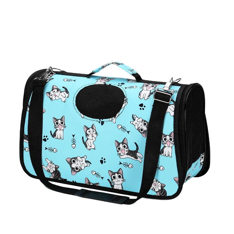 Collapsible Pet Carriers Travel Products Portable Pet Carrier Bag Breathable Cat Carrier