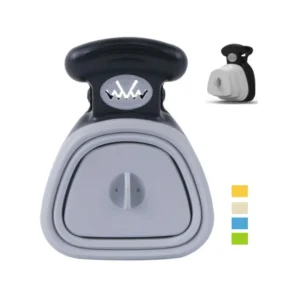 Collapsible Silicone Dog Waste Cleaner Portable Durable Eco Friendly Plastic Strong Odor Control Built In Poop Bags
