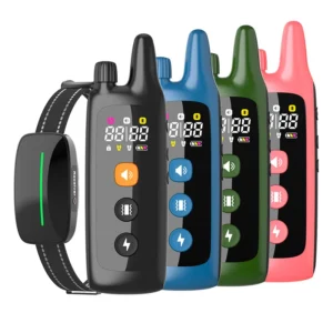 Color Screen AI Smart Anti Bark Collar 8 Gear Sensitivity Waterproof Rechargeable Auto Dog Bark Control Collar
