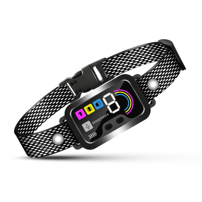 Color Screen Anti-Bark Dog Training Collar Stop Barking Device for Pets Smart Dog Trainer Pet Training Tool