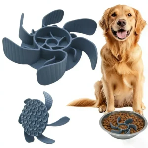 Colorful 3 Size Silicone Spiral Pet Food Feeder Insert with Suction Cups to Slow Down Eating for Dogs