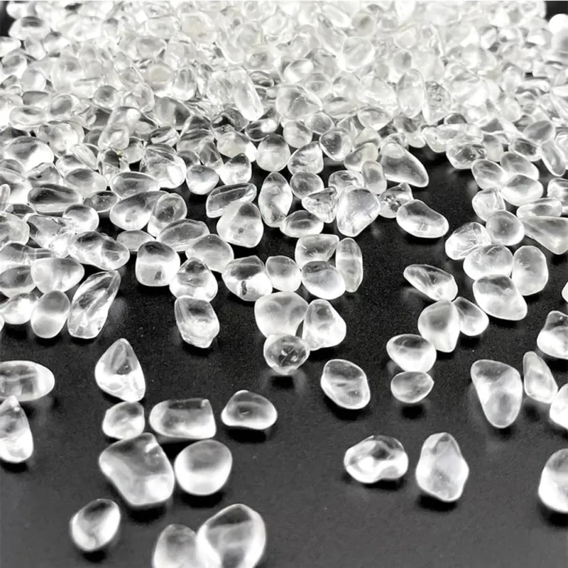 Colorful Clear Solid Irregular Glass Beads Eco Friendly Waterproof Kitchen Bathroom Swimming Pool Aquarium Medical
