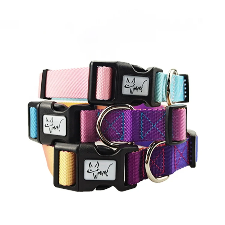 Colorful Dog Collar Accept Custom logo Pet Collar