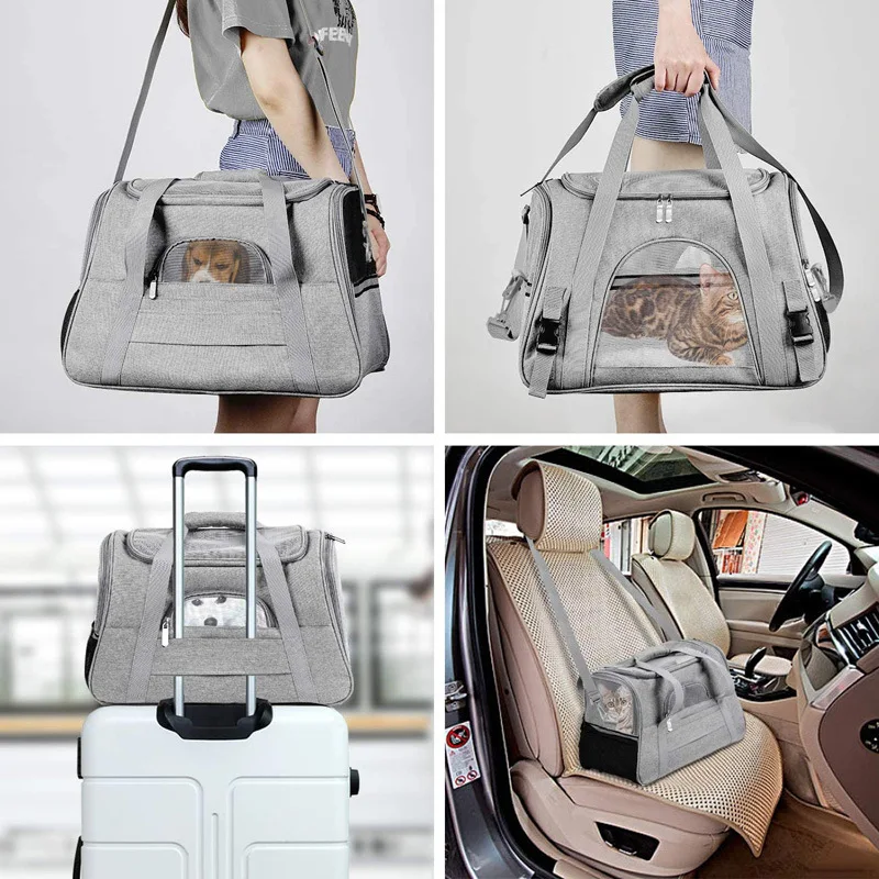 Colorful Pet Bag Cat Dog Carrier Travel Pet Cat Carrier Dog Carrier Bag