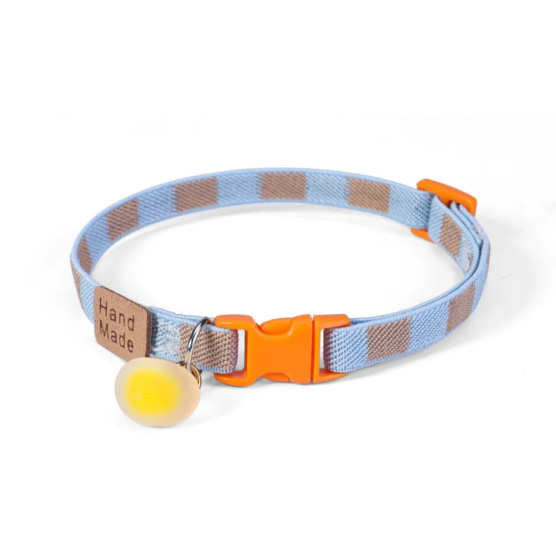 Colorful Polyester Elastic Adjustable Collar for Dogs and Cats All Seasons