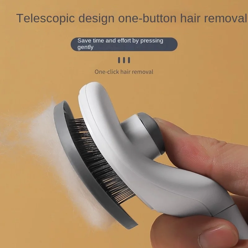 Comb Brush Eco friendly Pet Grooming Tool for Long Hair Cleaning Plastic Cat & Dog Hair Removal