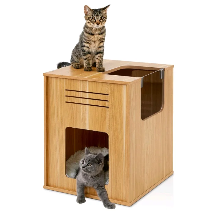 Combohome Factory Selling Luxury Solid Wood Pet Bed Houses Dog House Indoor Cardboard Cat House