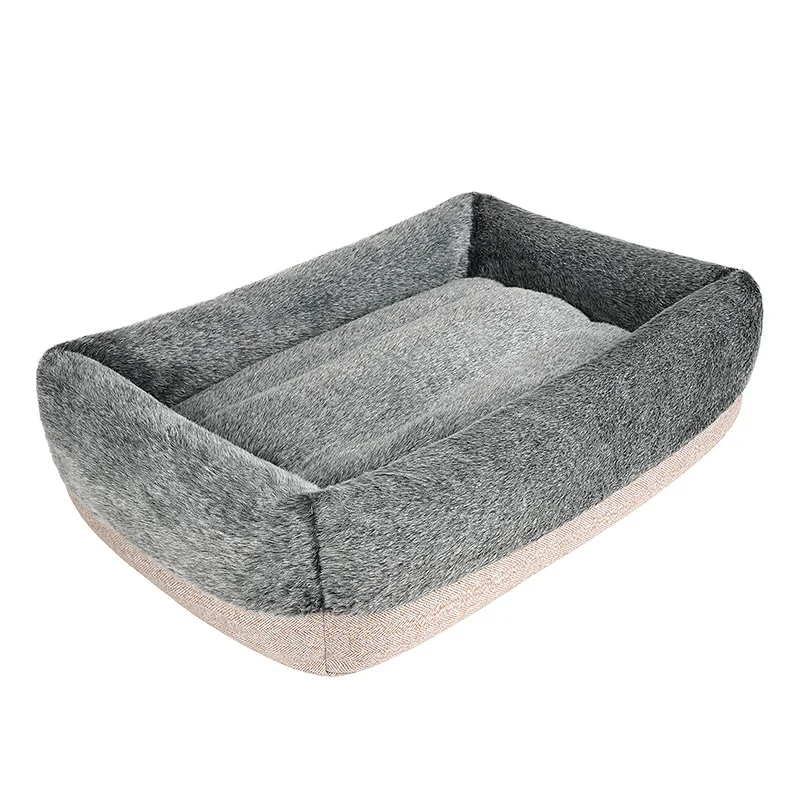 Comfortable Eco friendly Soft Premium Plush Dog Bed for Large Dog Removable Warm Durable Pet Cat Accessories