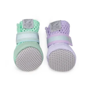 Comfortable Lightweight Dog Shoes Socks Breathable Soft-Sole Floral Pattern Indoor Pet Cover Cute Classic Non-Woven Fabric All