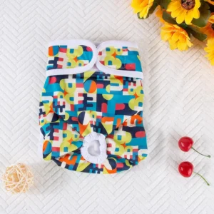 Comfortable Reusable Pet Diaper With Multiple Color Options for Dog in Heat and Daily Use Pet Diaper