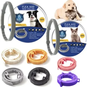 Comfortable Silicone Anxiety Relief Collar for Dogs Cats Soft Durable Pheromone Calming Simple Design Solid Pattern Ribbons