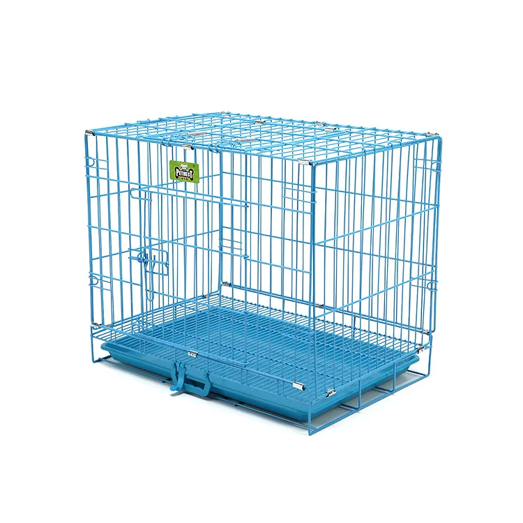 Commercial Metal Wire Rabbit Cages (Pink Blue Black) Breathable Iron Wire Design Eco Friendly for Small Animals Dogs